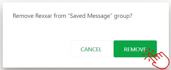 ساخت saved message در واتساپ